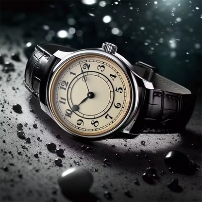 Men's Retro Leather Quartz Watch â€“ Classic Analog Business Wristwatch, Perfect Birthday Gift